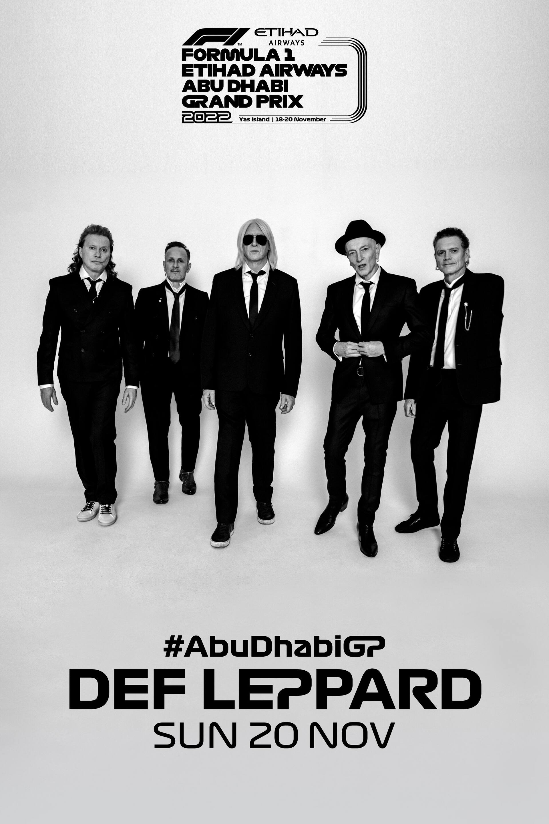 Def Leppard  F1 Abu Dhabi Grand Prix 2022