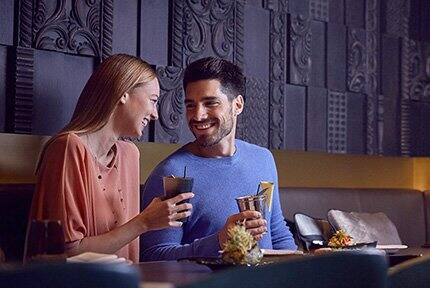 couple eating