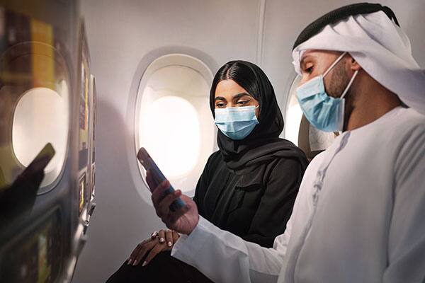 economy guest couple facemask